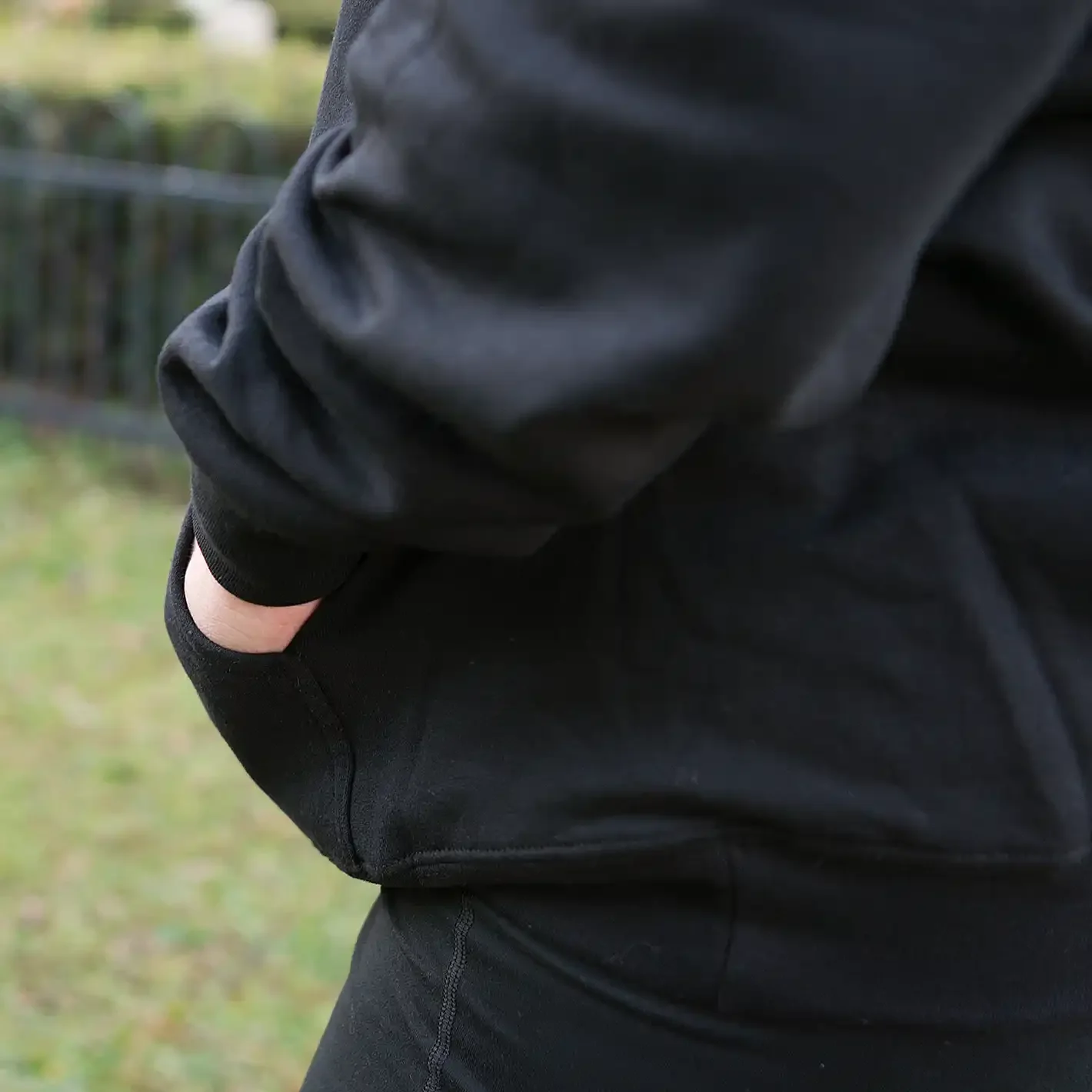 NSLS Black Hooded Sweatshirt - Image 4