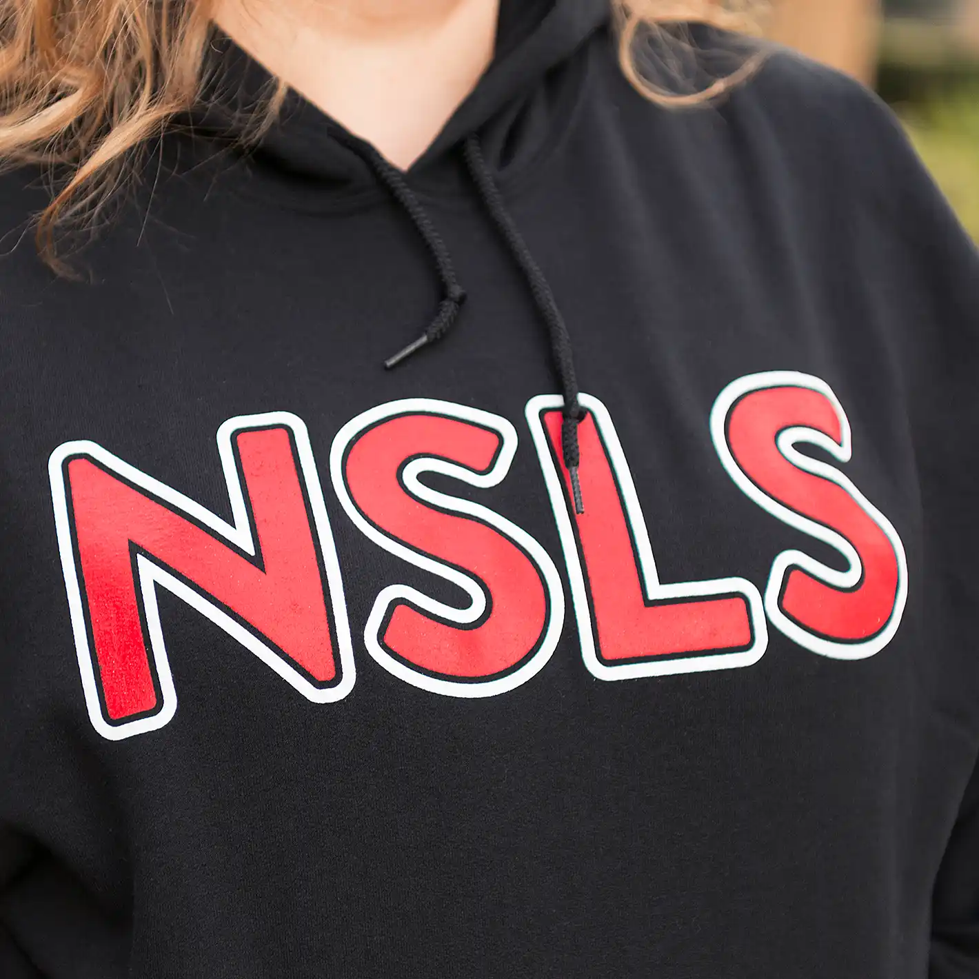 NSLS Black Hooded Sweatshirt - Image 5