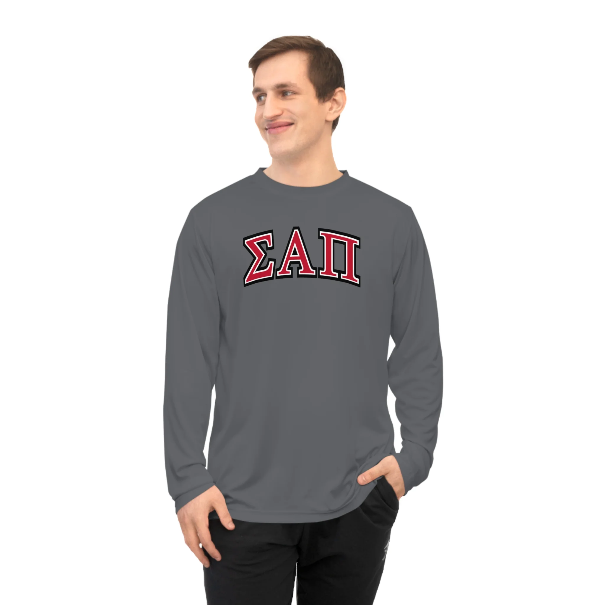 SIGMA ALPHA PI Performance Long Sleeve Shirt - Image 6