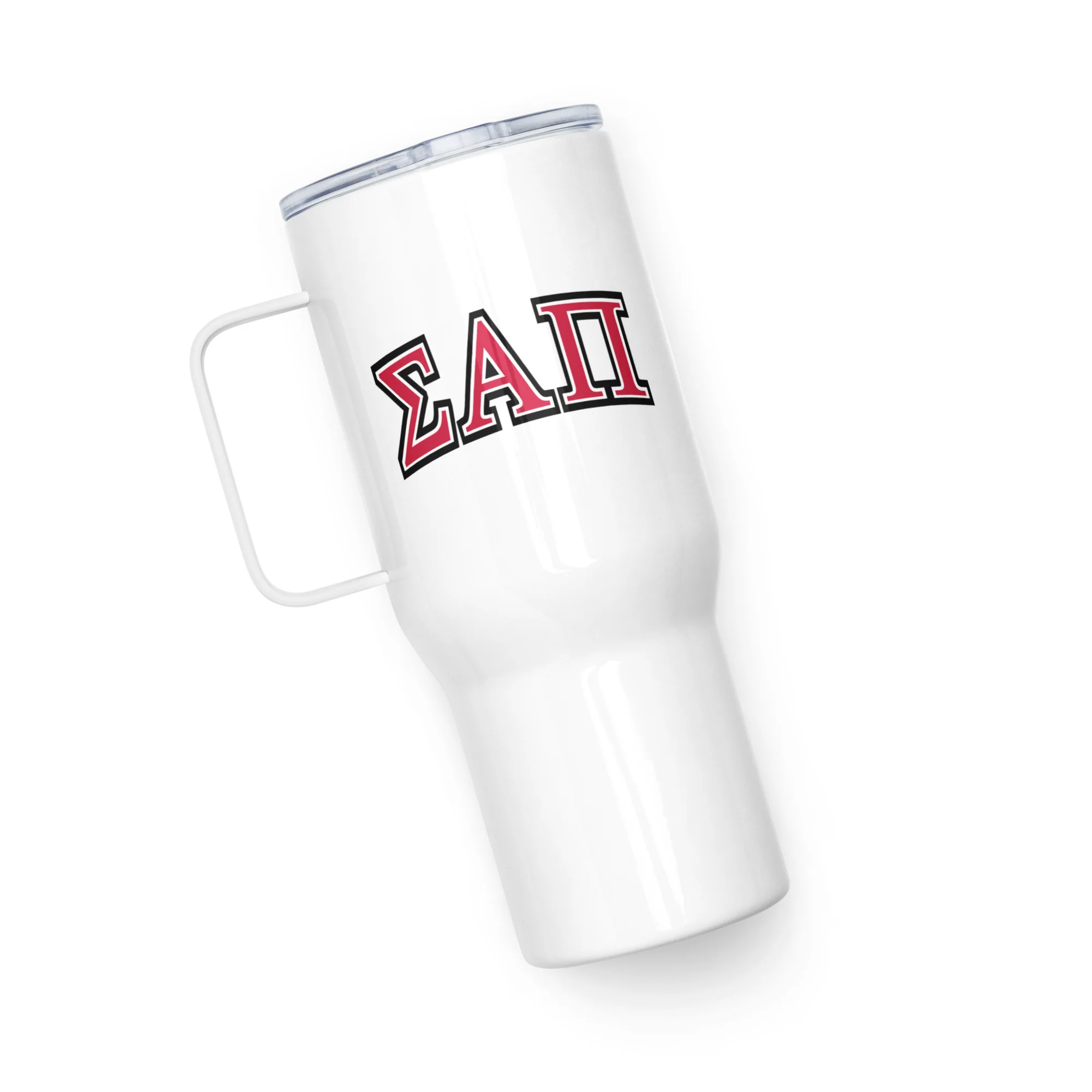 Sigma Alpha Pi TRAVEL MUG WITH HANDLE, 25 OZ - Image 4