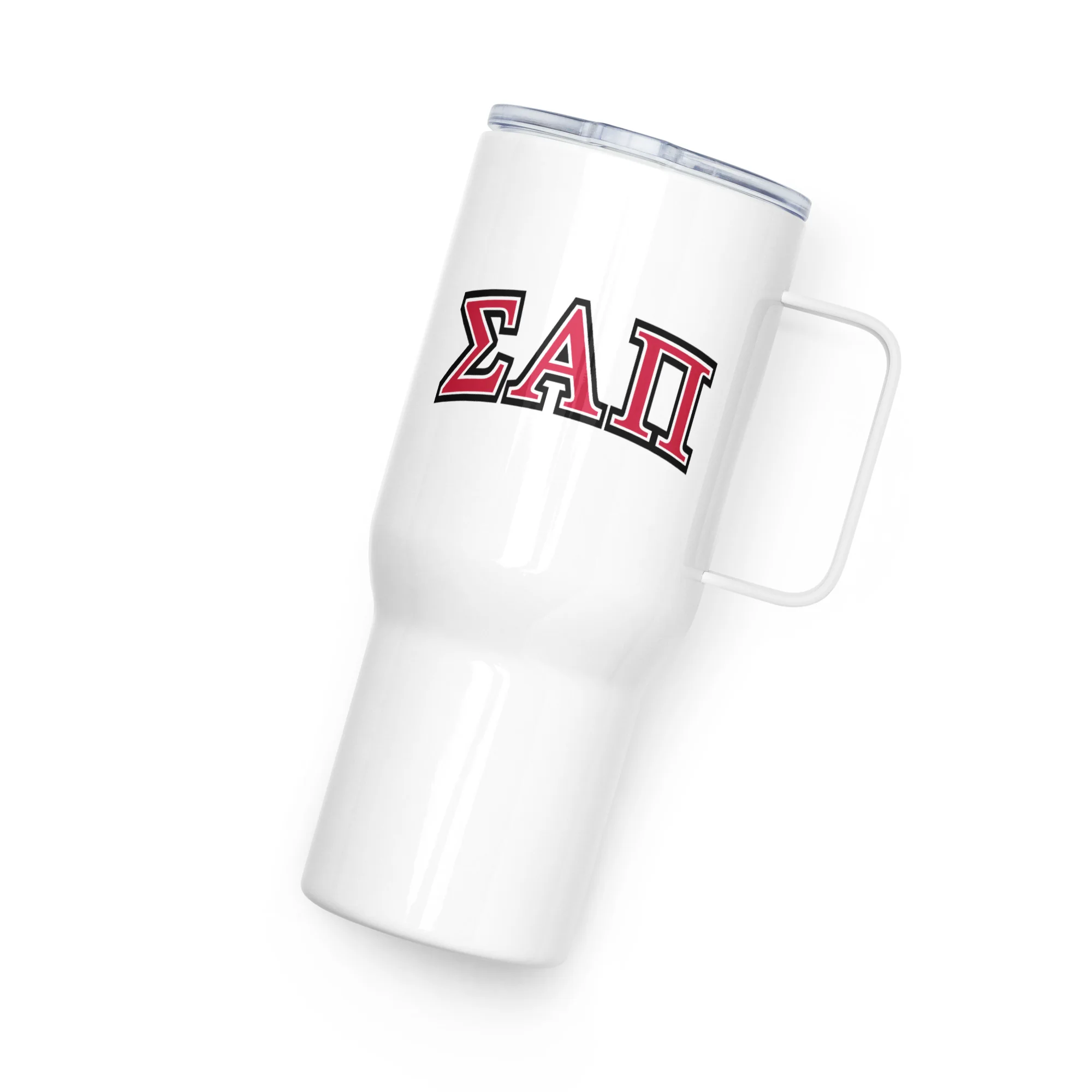 Sigma Alpha Pi TRAVEL MUG WITH HANDLE, 25 OZ - Image 5